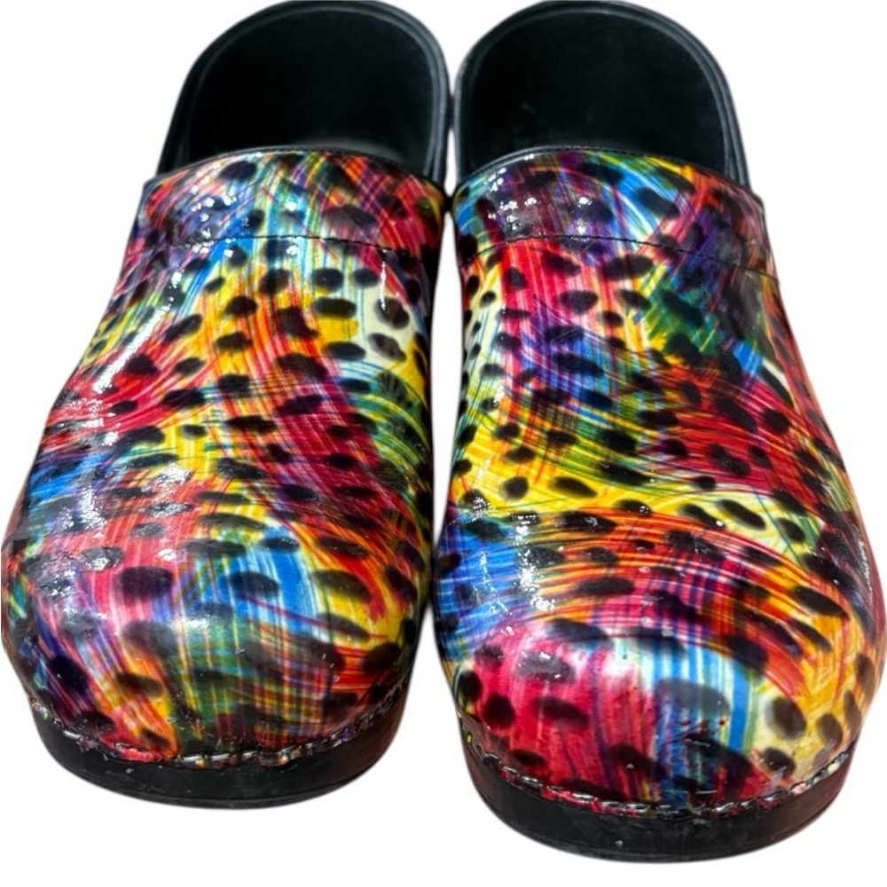Dansko Professional Paint Storm
Clogs Mules Slip Resistance Shoes
Size 40 (9.5)